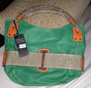 New Green Leather Handbags $15